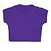 New Tween Kids Girls Neon Fluorescent Plain Short Sleeves Crop Belly Tops Dance Wear Gymnastic Fancy Dress AGE: 5 -13 YEARS