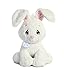 Aurora World White Floppy Plush Bunny, Medium
