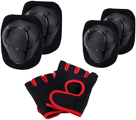 EEDAN Kids Protective Gear - Child's Pad Set with Knee Elbow and Gloves for Biking Skating Riding Cycling Bike Rollerblading Scooter and Multi Sports Safety Protection