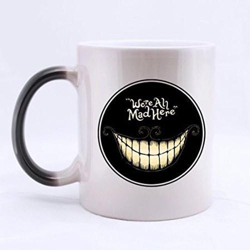 Cartoon Funny Smile Cat Mouth Cheshire Cat Custom Morphing Coffee Mug Tea Cup 11 Oz Office Home Cup