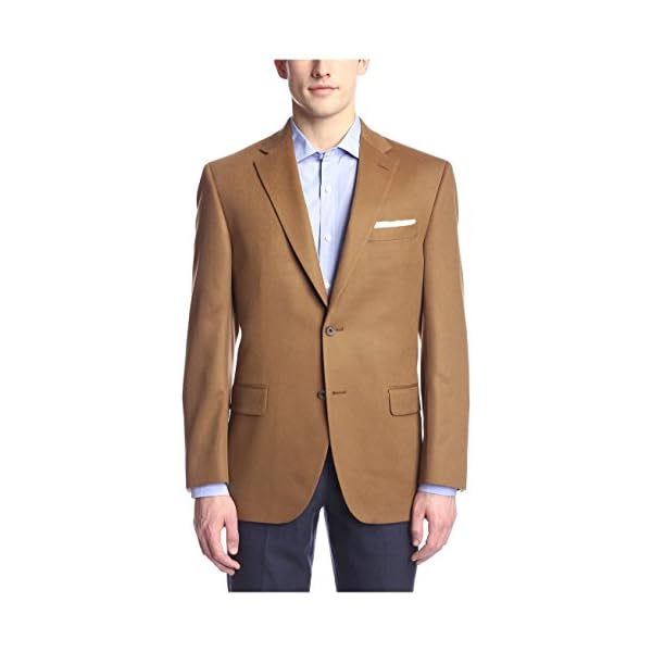 Jack Victor Studio Mens Solid Loro Piana Cashmere Sportcoat
