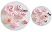 QUMY Dog Hair Clips Mixed Styles Varies Patterns Bows Pet Hair Accessories Grooming Product Hair Clips for Little Girls, 10 Piece (Pink)
