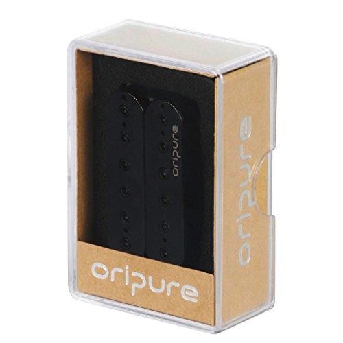 OriPure Handmade Pickup Alnico 5 Double Coil Guitar Humbucker Bridge Pickup 16.6K - Adjustable Pole Pieces