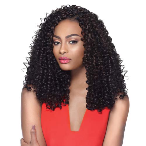 Outre Synthetic Hair Crochet Braids X-Pression Braid 4 In 1 Loop Bohemian Curl 14" (4-Pack, 1)