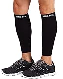WOLMIK Calf Compression Sleeve - 1 Pair - Sports Men and Women's Leg Compression Sleeves