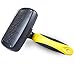 Dog Grooming Brush, Self Cleaning Slicker Brushes Best Pet Grooming Tools for Cats Dogs with Short Hair/Long Hair (black)