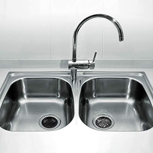 image for WXJ13 2 Pack Black Rubber 3-1/8 inch Garbage Disposal Splash Guard Sin