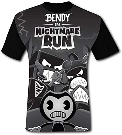 YFSDGTees 3D Galaxy Printed Tee Shirt Nightmare Run Mens Fan T-Shirts