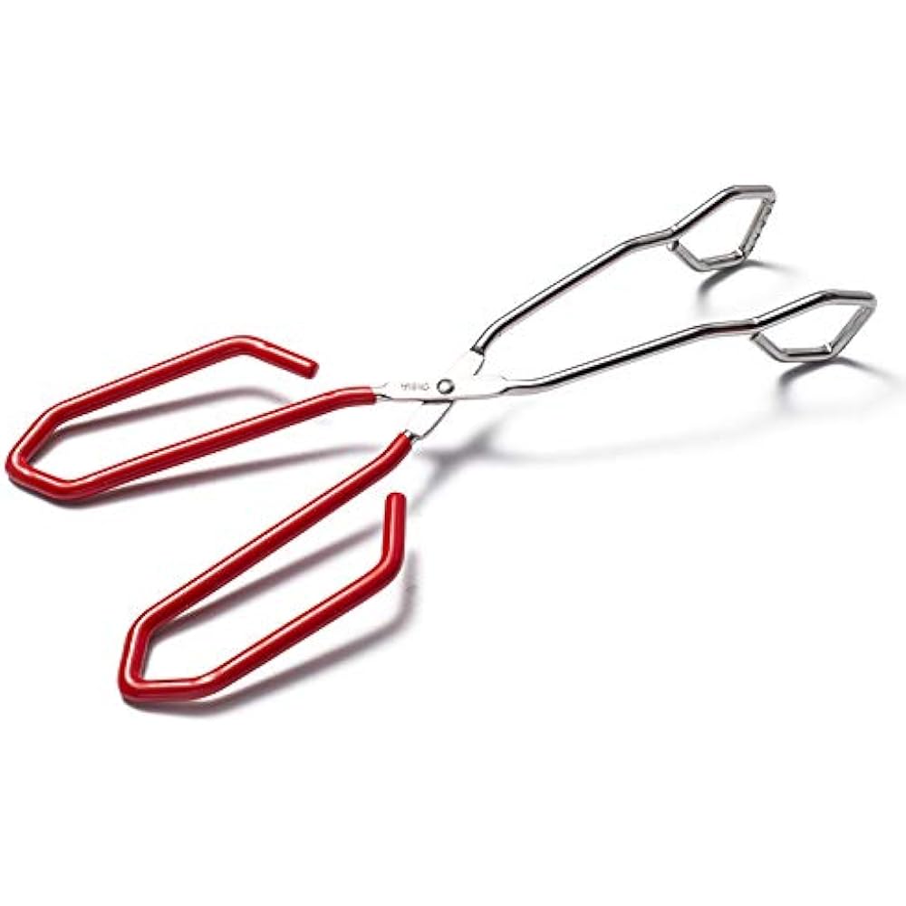 Hiash Stainless Steel Scissor Tongs, Heavy Duty, Kitchen Food Cooking