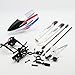 WLtoys V911-pro V911-v2 Rc Helicopter Accessories Bag Spare Parts Kv911-0001 Head Cover Balance Bar Main Blade Main Shaft Connect Buckle