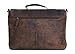 Komal's Passion Leather Handmade 16 Inch Retro Buffalo Hunter Leather Laptop Messenger Bag Office Briefcase Bag