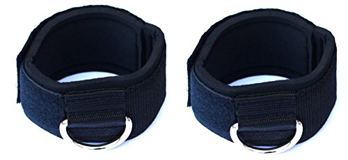 Neoprene Padded Small Velcro Ankle Strap For Multi Gym Cable Attachments, S Size 1 Pair