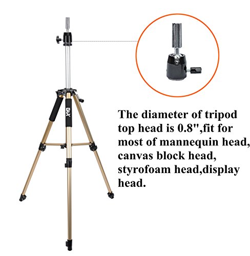image for gexworldwide GEX Heavy Duty Canvas Block Head Tripod Cosmetology Train