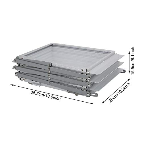 Polmart Aluminum Brochure Magazine Catalog Literature Display Rack, 6 Pockets - Thumbnail 5