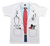Impact Originals Men's White Doctor Costume T-shirt