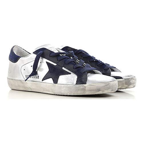 golden goose silver sneakers