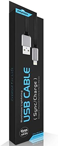 Business USB 2.0 Cable, Junwei Super Durable Charge and Data Sync Lighting Cord for Android /Windows /MP3 / Camera and iPhone 7/7 Plus/6s/6s Plus/6/6 Plus/5/5s/iPad Air/iPad mini (Black-Gray)
