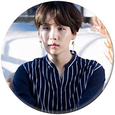 aixingwuzi BTS Bangtan Boys Love Yourself BTS Badge Button Pin Brooches for BTS Army 2.3 Inch for Birthday, Valentine's Day, Anniversary