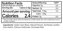Epic Xylitol Chewing Gum - Sugar Free & Aspartame