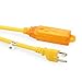 Supmart 10 Feet Power Extension Cord 3 Prong Indoor Outdoor 14/3 SJTW NEMA 5-15 14 AWG Power Extension Cable Cord Yellow - 125 Volts at 15 Amp 1875Watt UL Listed