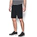 Under Armour Men's Match Play Tapered Shorts, Black/True Gray Heather, 34