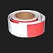 High Intensity Reflective Tape 2 IN wide 30 FT Long - DOT-C2 Approved Red White Safety Reflector Tape for Trailers Mailbox Truck