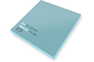 Arctic Thermal Pad 50 x 50 x 1.5 mm, Thermal Pad for All CPU Coolers, Efficient Thermal Conductivity, Gap Filler, Safe Handli