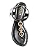 GUESS Factory Women's Sunlight T-Strap Rhinestone Sandals