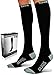 SB SOX Lite Compression Socks for Men & Women (15-20mmHg) – Best Compression Socks for Travel, Sports, and Daily Wear - XXL Sizes too! (Black/Gray, S/M)