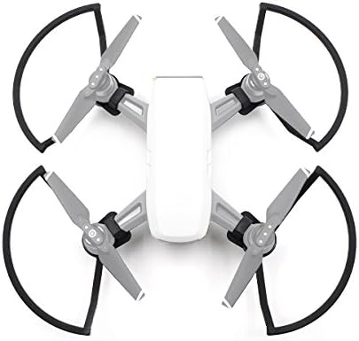 Quick Release Propeller Guard for DJI Spark Drone Ultra Light Blade Guard Bumper (Black)