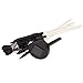 Whitelotous 8 Pack Whites Solar Tube Lights Solar Acrylic Bubble Pathway Decoration Garden Stick Stake Light Set