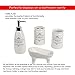Home Basics French Provincial Paris 4 Piece Bath Bathroom Accessory Set (White)