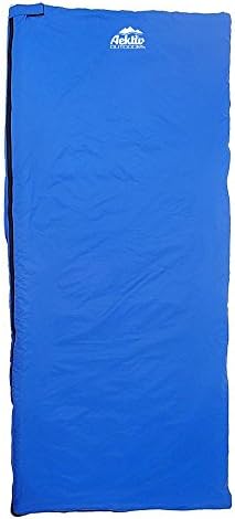 Aektiv Outdoor Sleeping Bag Travel Hiking Camping Multifuntional Ultra-light Envelope Sleeping Bags (Light Blue)