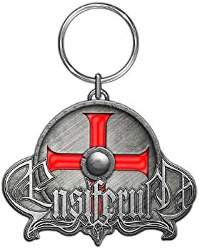 Ensiferum Keyring Vikings Shield Band Logo Official Metal Keychain