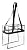 Clear 12 x 12 x 6 NFL Stadium Tote Bag with 35" Black Handles