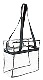 Clear 12 x 12 x 6 - NFL Stadium Approved Tote Bag with 35