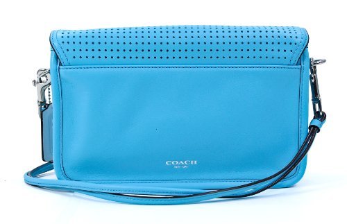 Penelope Leather Bag - Robin/Chalk Coach Legacy