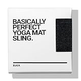 BASICALLY PERFECT Yoga Mat Sling, Organic Cotton & Hemp, Adjustable 2 in 1 Yoga Mat Carrier/Yoga Strap/Carrying Strap