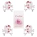 8 Pairs Sexy Satins Pasties Breast Petals Nipple Cover Sticker Lingerie - Red