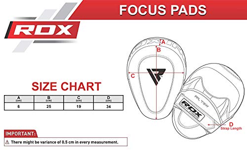 RDX-Manoplas-Boxeo-Cuero-Vacuno-Paos-Kick-Boxing-Muay-Thai-Artes-Marciales-Patada-Pad-Entrenamiento