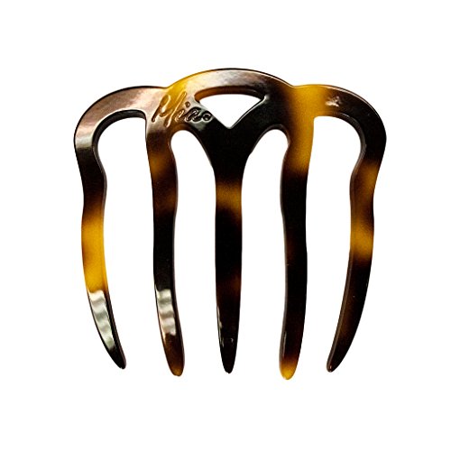 Mia Hair Comb, Hair Accessory, Updo Styling Tool, Made Of Beautiful Quality Tortoise Acylic Material, For Women and Girls 1pc