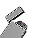 Electronic Dual Arc Cigar Lighter,Oiikury Windproof Rechargeable Flameless Butane Free Plasma Lighter(Black ice)