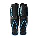 Sanabul Essential Hybrid Sleeve Kickboxing Shin Guards for MMA Shin Guards Muay Thai Shinguards - Blue, S/M