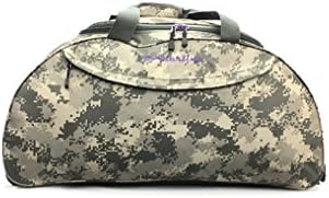 Large 30"/76cm, Super Lightweight Travel Sports Weekend Business Big Carry Cargo Holdall Luggage Bag in 2 Wheels, Weighs only 1.59KG! Ideal for 23KG Weight Restrictions! (30", Digital/Purple Trim)