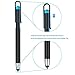 F-color Stylus Pen, 10 Pack Black Ink 2 in 1 Tablet Stylus Pens & Click Ballpoint Pens for Touch Screen, iPad iPhone X 8 7 6s 6s Plus 6 6 Plus 5 5s 5c, iPod, Android, Orange Green Blue Purple Red