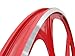 BBR Tuning Bicycle Rims 26 Inch - Heavy Duty Red Mags Rim Wheelset - Beach Cruiser Mountain Bike Wheels - 6 Spoke 26Inch Wheel Set - Front & Rear