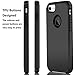 iPhone 8 Case, iPhone 7 Case, iPhone 6s/6 Case, COOLQO Shockproof Heavy Duty Dual Layer Rugged Case + Tempered Glass Screen Protector Cover & Skin for Apple iPhone 4.7 Inch_Black