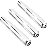 Bememo 3 Pack Toilet Paper Holder Roller Toilet Tissue Holder Replacement Plastic Spring Loaded (Chrome)