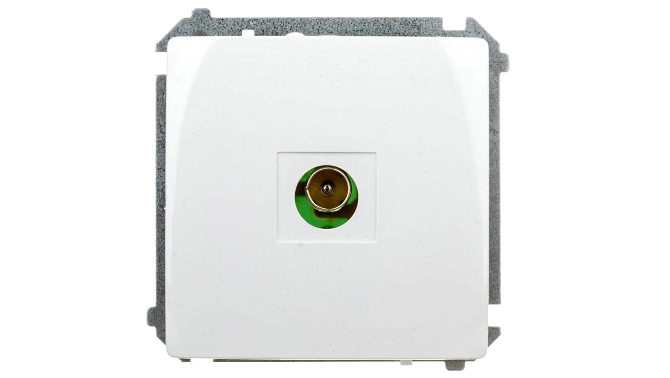 Kontakt-Simon BMAK3.01/11 Socket White Plastic IP20, 75 mm 36 mm 75 mm