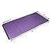 Soozier PU Leather Gymnastics Tumbling/Martial Arts Folding Mat, Purple, 4 x 8' x 2